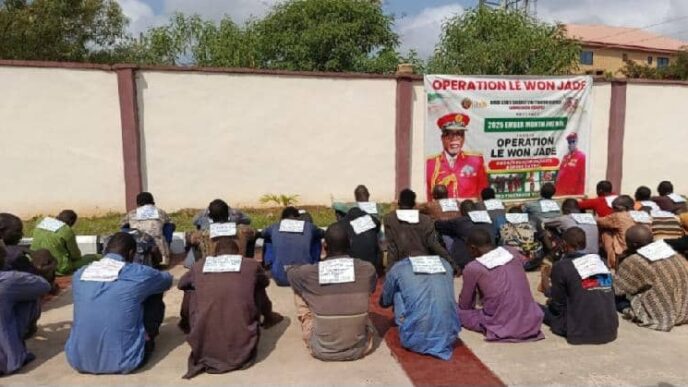 US airstrikes: 39 suspected terrorists fleeing Sokoto arrested in Ondo forest