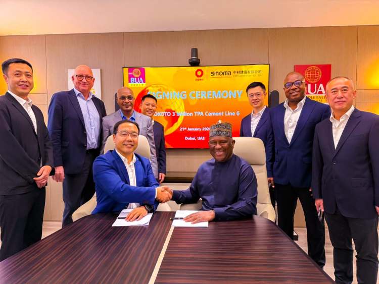 BUA Cement signs deal to build 3-million-ton-per-annum facility in Sokoto