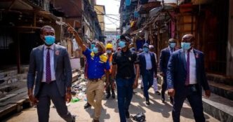 Inferno: Sanwo-Olu orders demolition of GNI building as death toll rises to eight