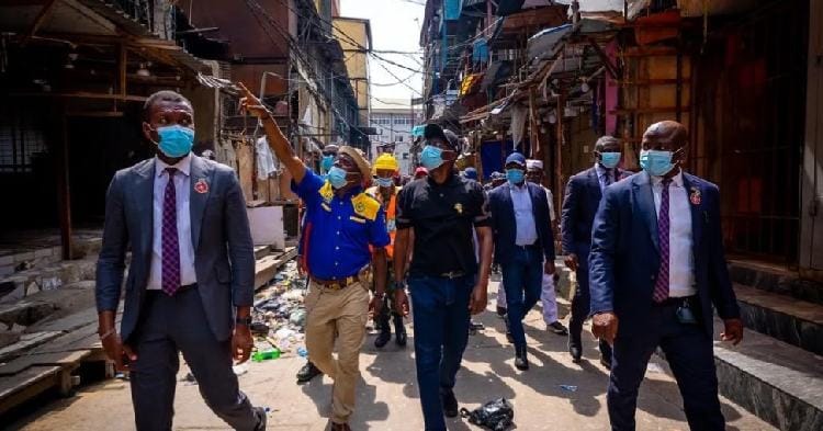 Inferno: Sanwo-Olu orders demolition of GNI building as death toll rises to eight