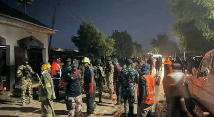 Eight suspects arrested over Borno mosque suicide bombing