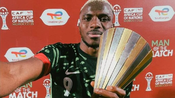 AFCON: Eagles not under pressure, says Osimhen ahead of Morocco tie