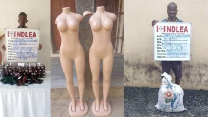 NDLEA arrests 80-year-old ex-convict, uncovers illicit drugs in mannequins