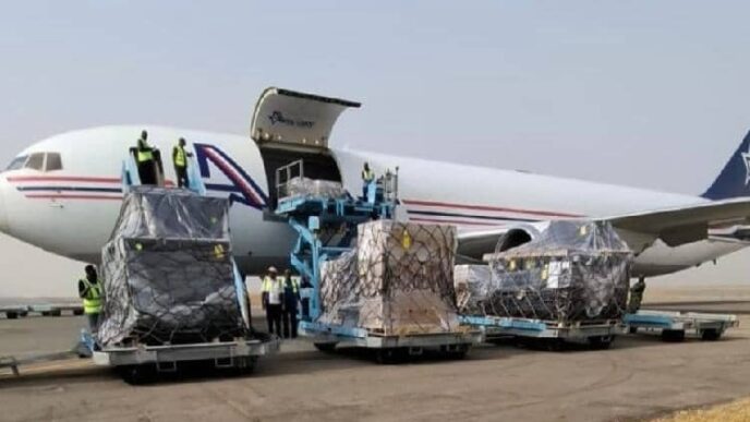 BREAKING: US delivers military supplies to Nigerian security agencies