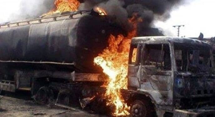 Fire razes petrol station, tanker in Oyo