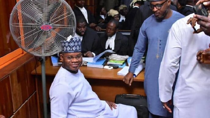 ‘N80.2bn fraud’: Yahaya Bello’s trial is political, lawyer tells court