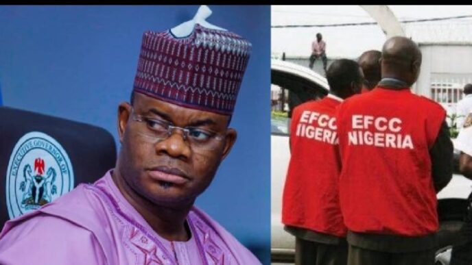EFCC says Yahaya Bello remains innocent until proven guilty