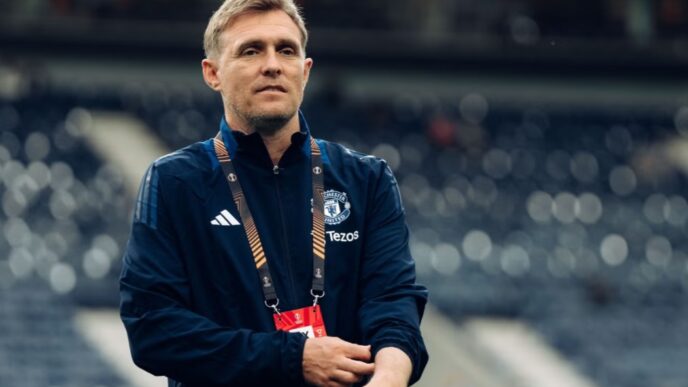JUST IN: Man Utd name Fletcher as interim manager after Amorim's sack