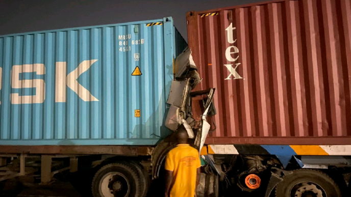 Two die as container trucks collide on Oshodi–Apapa expressway