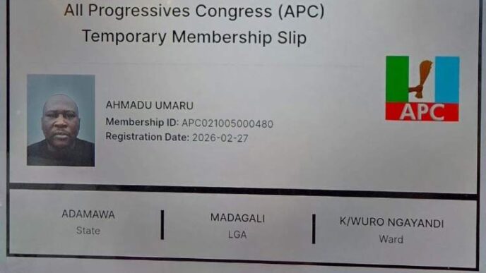 JUST IN: Adamawa governor, Fintiri, dumps PDP, joins APC