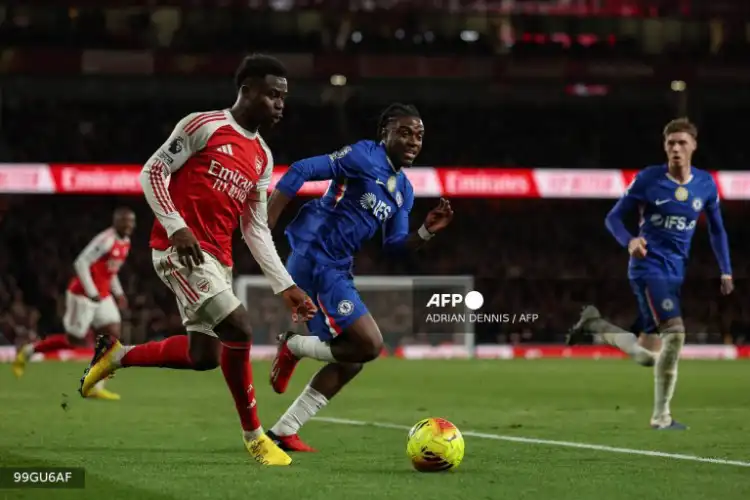 EPL: Arsenal beat 10-man Chelsea 2–1 to strengthen title hopes