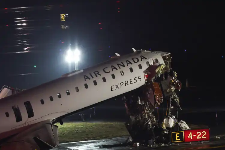 Flight suspended as plane, fire truck collide at New York airport