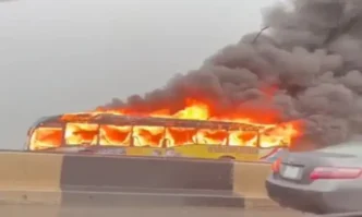Several injured as BRT bus guts fire in Lagos