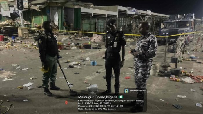 Police say 23 dead, 108 injured in Maiduguri bomb blasts