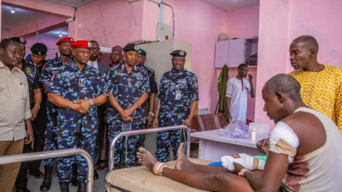 IGP Disu visits Maiduguri blast victims, vows tighter security