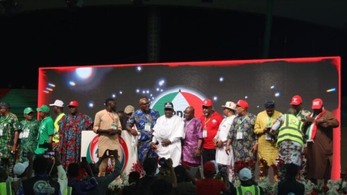 Wike’s PDP faction re-elects Abdulrahman Mohammed, Sam Anyanwu as chair, secretary