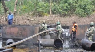 Army nabs nine oil thieves, deactivates 10 illegal refining sites in N’Delta