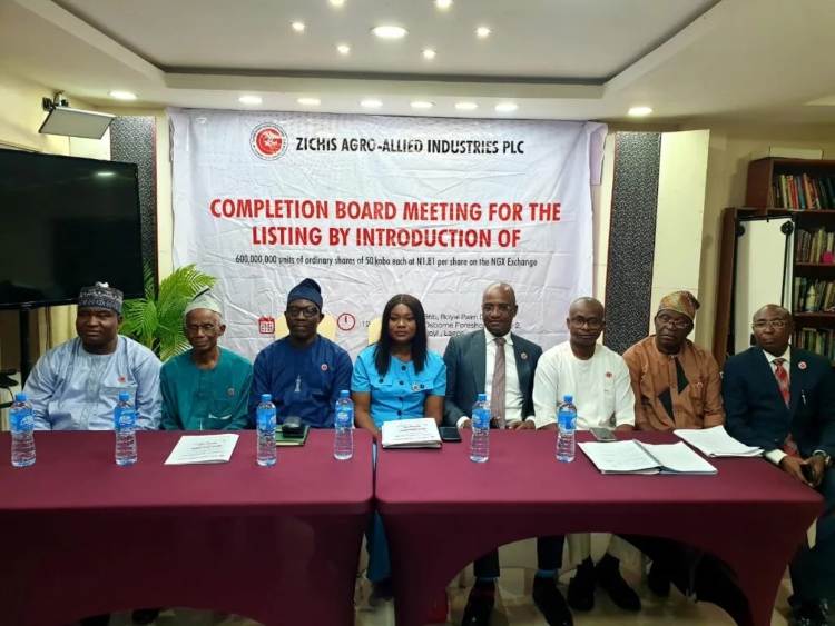 Why NGX suspended trading on Zichis Agro-Allied Industries shares