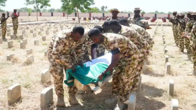 Army buries soldiers killed in Borno counter-insurgency operations
