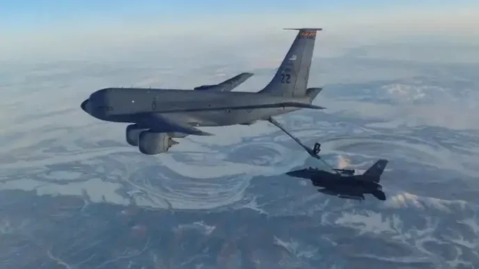 Four crew members confirmed dead as US refuelling aircraft crashes in Iraq