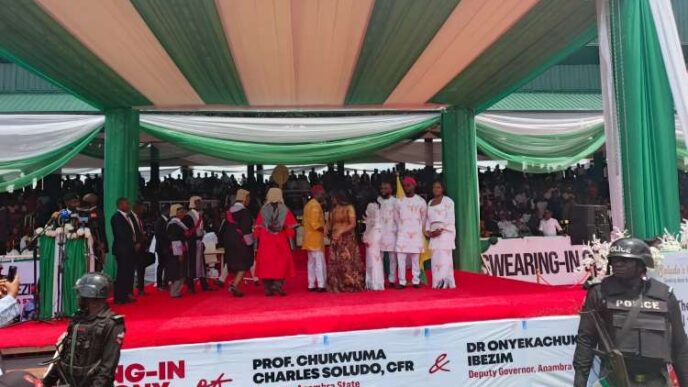 JUST IN: Soludo sworn in for second term as Anambra governor