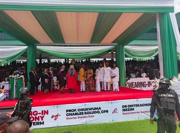 JUST IN: Soludo sworn in for second term as Anambra governor