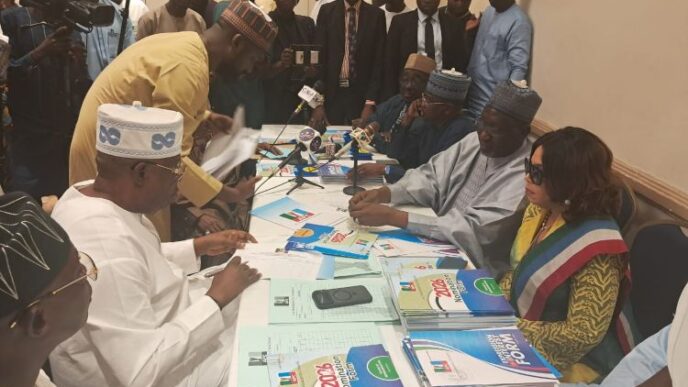 JUST IN: Tinubu picks APC presidential forms