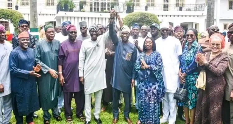 BREAKING: Sanwo-Olu endorses Hamzat’s 2027 governorship bid