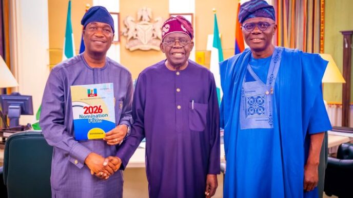 JUST IN: Tinubu endorses Hamzat for Lagos 2027 governorship race