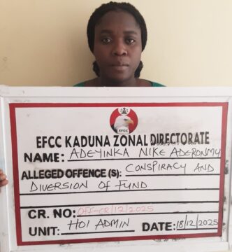 EFCC docks Kaduna bizwoman, Adeyinka Nike Aderonmu, over 'N328. 5m' fraud