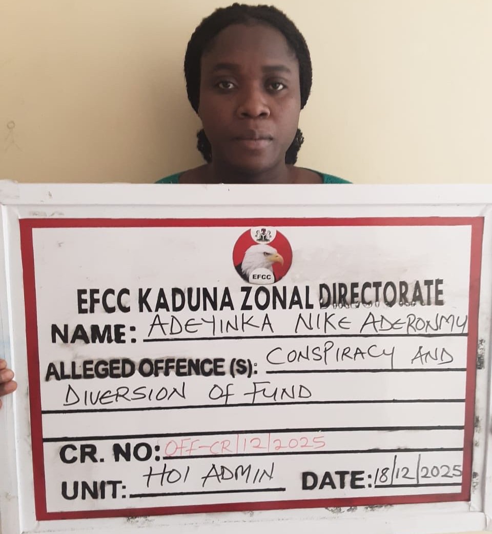 EFCC docks Kaduna bizwoman, Adeyinka Nike Aderonmu, over 'N328. 5m' fraud