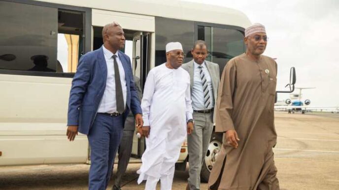 Atiku departs Abuja for Adamawa ahead of ADC presidential primary (PHOTOS)