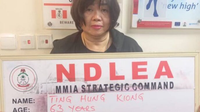 NDLEA nabs 63-year-old Chinese woman with 31kg synthetic cannabis