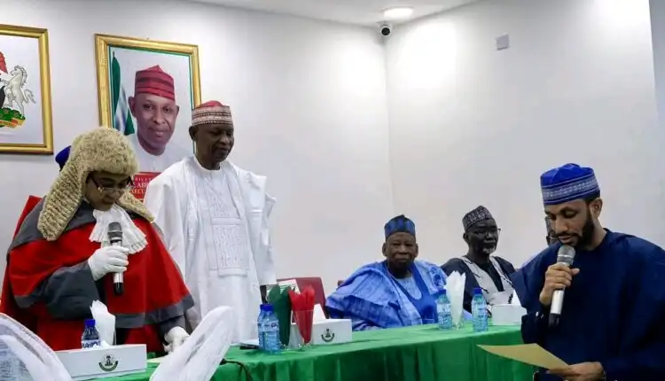 JUST IN: Governor Yusuf swears in Garo as Kano deputy gov