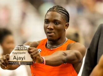 Kanyinsola Ajayi breaks 20-yr national 100m record, sets world-leading time