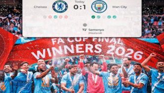 Manchester City beat Chelsea 1-0 to win FA Cup