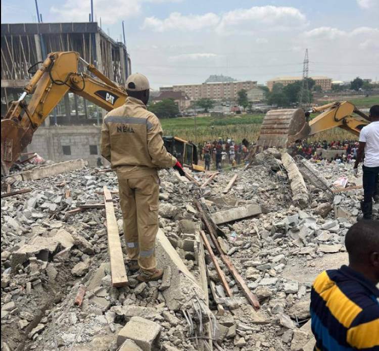JUST IN: Four dead, 12 injured as three-storey building collapses in Abuja 
