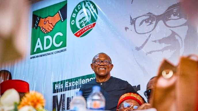 JUST IN: Peter Obi dumps ADC, cites internal battles, division