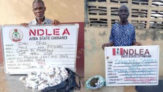 NDLEA arrests two octogenarians for drug trafficking in Abia, Ekiti