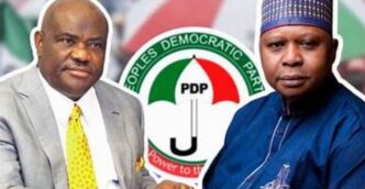 Turaki-led PDP dares Wike over threat to seal party office