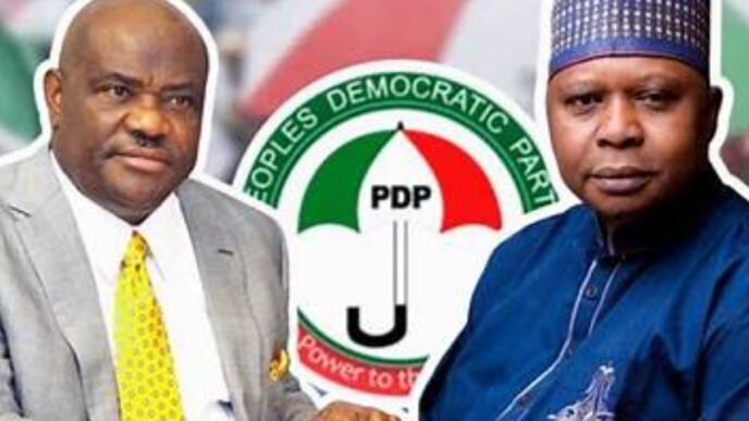 Turaki-led PDP dares Wike over threat to seal party office