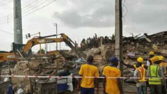 Baby girl, 8 others killed in Lagos building collapse