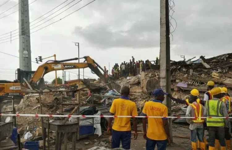 Baby girl, 8 others killed in Lagos building collapse