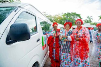 First Lady donates vehicles to APC women leaders in opposition states