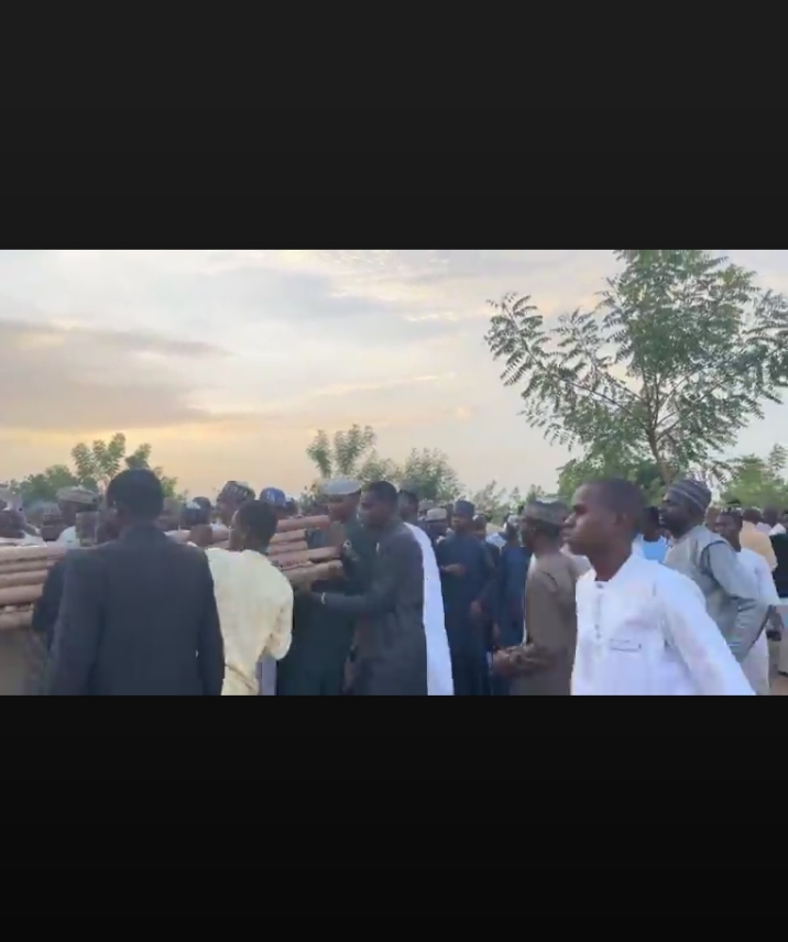 Late abducted retired major general, Rabe, buried in Katsina