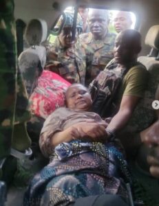 JUST IN: Troops rescue wife of late General Rabe in Katsina