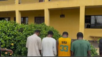 Police arrest four suspected gunrunners in Delta