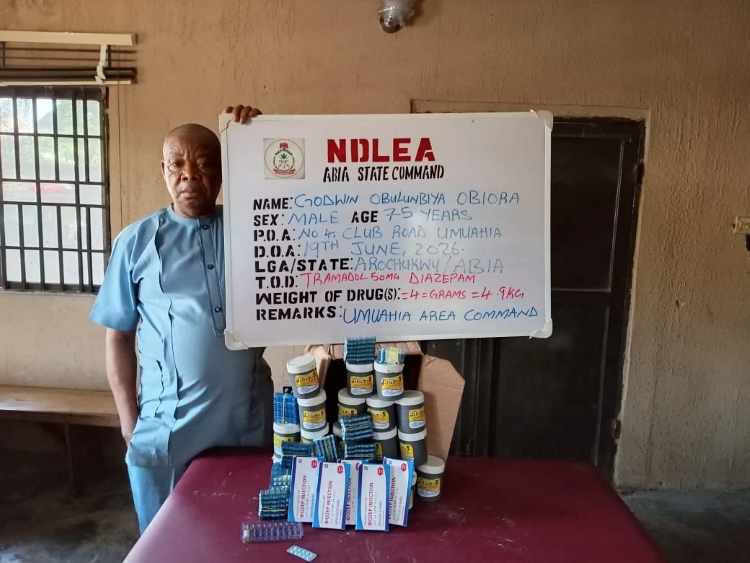 NDLEA arrests two elderly men for supplying drugs to school students in Abia