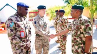 UK defence chief visits Maiduguri to deepen military cooperation