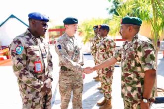 UK defence chief visits Maiduguri to deepen military cooperation